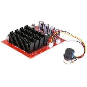 Controlador de velocidad del <span class=keywords><strong>Motor</strong></span> de alta potencia DC 10-50V 60A <span class=keywords><strong>PWM</strong></span> RC controlador Módulo 12V 24V 48V 3000W cable de extensión con interruptor - Product Image 4