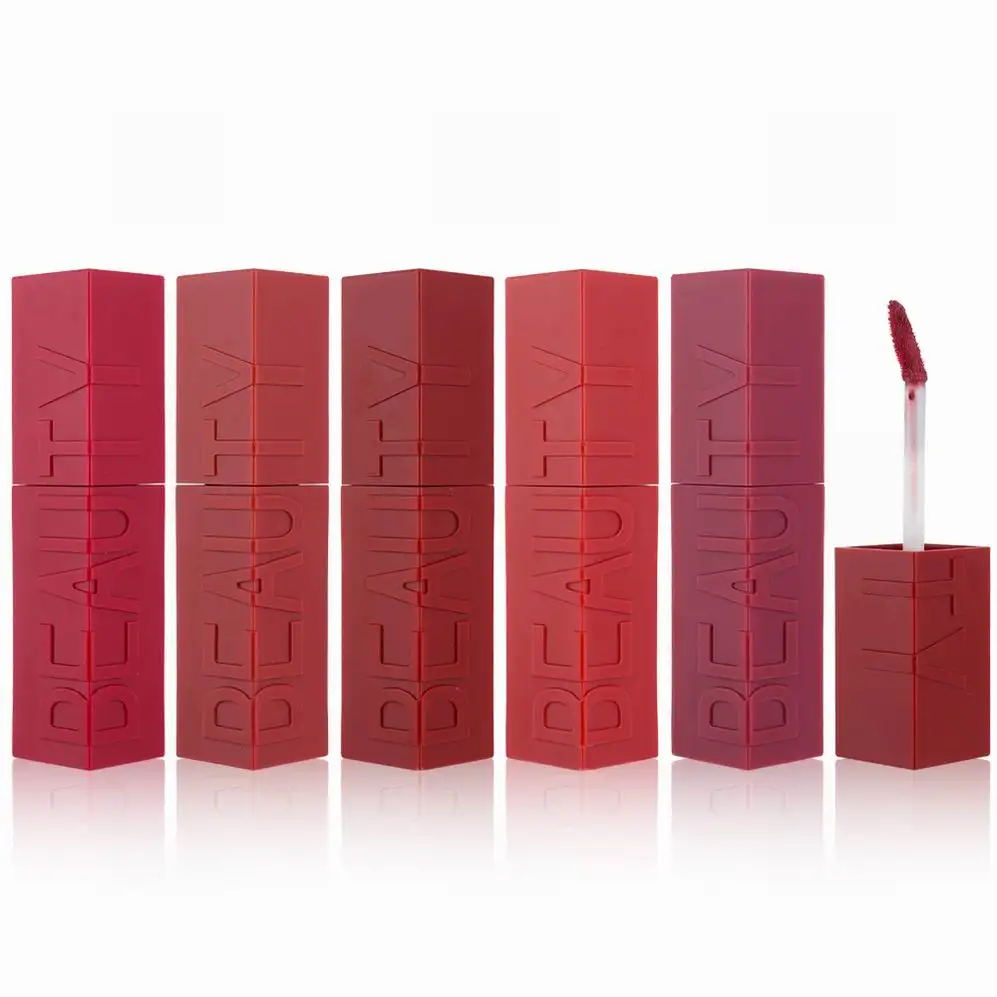 Lip Tint produttore rossetto liquido Logo personalizzato Matte Private Label Waterproof Liquid Matte Lipstick Kit