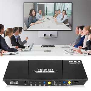 TESmart 4x1 וידאו HDMI מתג 4K 60Hz <span class=keywords><strong>4</strong></span> יציאת מתג HDMI עם IR מרחוק תמיכת HDMI <span class=keywords><strong>switcher</strong></span>