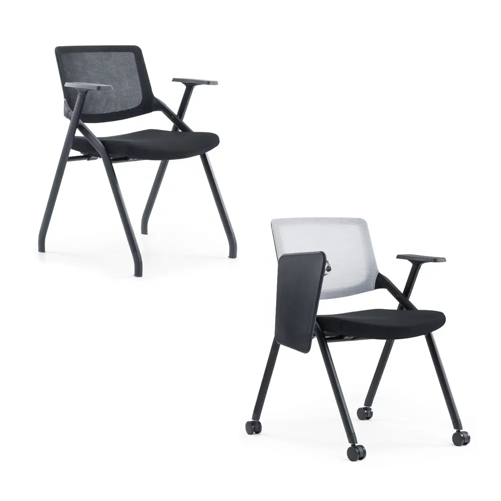 Repose-bras réglable en plastique, 1 pièce, table à dossier bas, filet pliable, sans roues, chaise de bureau