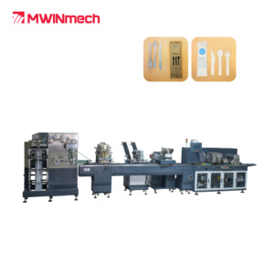 包装機木製カトラリーセット供給包装機PLA圧縮可能フロー包装機 - Product Image 2