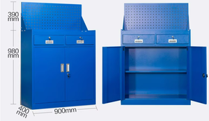 Werkstattwagen aus Metall für Hardware, Autoreparatur, Verstärkter Werkzeugkasten, Fabrik-Doppeltür-Schubladenschrank - Product Image 4