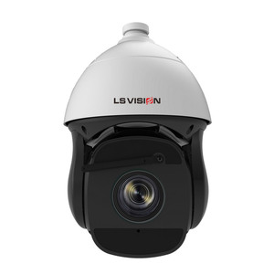 LS VISION กลางแจ้ง 8MP 37X ซูมออปติคอลความเร็วสูงกล้องรักษาความปลอดภัย AI PTZ ฐานโครงการ HD การติดตามอัตโนมัติที่มองเห็นได้ + กล้องความร้อน - Product Image 1