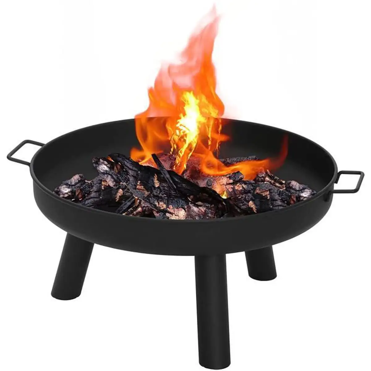 Exterieur de la cour arriere Patio Camping Wood Burning Fire Pit Outdoor Kitchen Warming Fireplaces