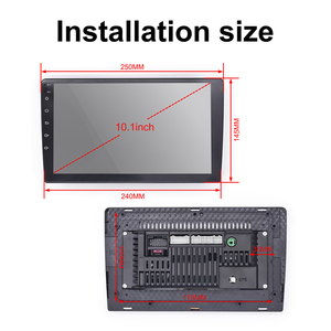 Fabbrica all'ingrosso marchio di personalizzazione auto multimediale lettore MP3 MP4 musica video player 1 din 2 din android 12 sistema IPS touch - Product Image 4