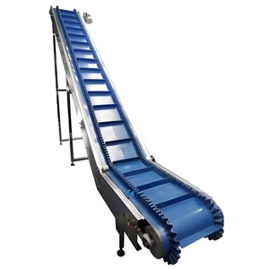 Pvc Small Barrier Climbing Conveyor <strong>Loading</strong> and <strong>Unloading</strong> Belt Conveyor Line Wear-Resistant Carbon Steel Belt Elevator - Product Image 5