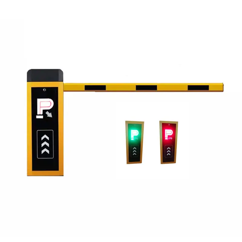 Adjustable 24VDC Brushless Motor Parking Lot Gate Barrier Automatic Boom Barrier Gate RFID Product Category Traffic Barriers