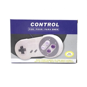 Joystick USB clásico con motor de vibración para Nintendo SNES Gamepad Controller para Windows PC MAC Computer Game Pad