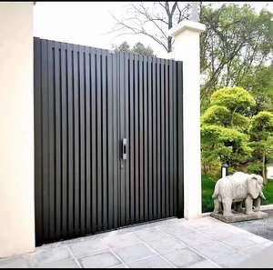 Bán Buôn Hiện Đại Ấn Độ Nhà Chính Sắt Nhôm Thiết Kế Cổng Tùy Chỉnh Phong Cách Châu Âu Trượt Tự Động Mở Cho Biệt Thự - Product Image 2