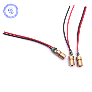 Circuito modulo Laser punto rosso 3V/5V 5mW 650nm puntatore testa in rame - Product Image 2