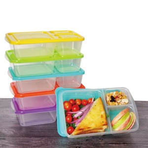 プレミアム食事prep容器プラスチック漏れ防止食品容器ボックス