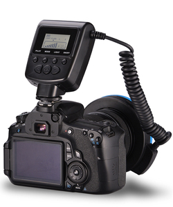 Fabrika OEM halka flaş ışığı RF100mm f2.8 RF 100mm f2.2 EF 100mm f2.8 f4.0 24 - 70 mm f4.0 VM-160 LED makro halka ışık flaş - Product Image 1