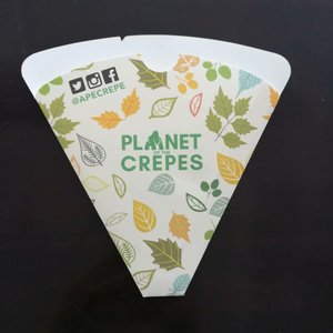 מזון כיתה Custom מתכלה קרפ בעל קרפ Emballage מזון, מזון ומשקאות אריזת נייר קונוס 2-3 שבועות 3-7 ימים מקבלים