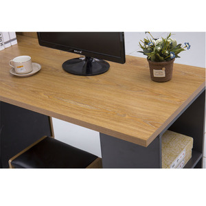 Mesa de escritorio esquinera para ordenador, escritorio de madera con silla para el hogar - Product Image 5