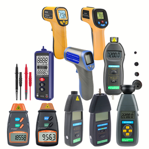 Dt2234c + phổ LCD hiển thị kỹ thuật số RPM Meter không-liên hệ với công tơ mét không tiếp xúc Laser ngành công nghiệp tachometer - Product Image 6