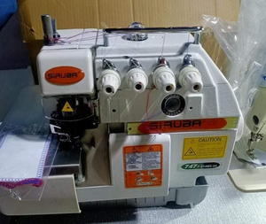 包锁缝纫机工业缝纫机千斤顶电脑流行销售完美条件二手西鲁巴747四线 - Product Image 6