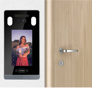 Fabricante Skynex, cerradura inteligente con pantalla táctil completa de 5 pulgadas para puerta principal, videoportero, timbre con monitor, sistema de intercomunicación para oficina - Product Image 4
