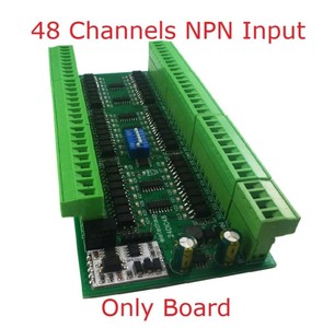16/32/48CH NPN/PNP Entrada aislada ópticamente Conmutación Placa de colector digital RS485 Modbus RTU Módulo DC 12V 24V