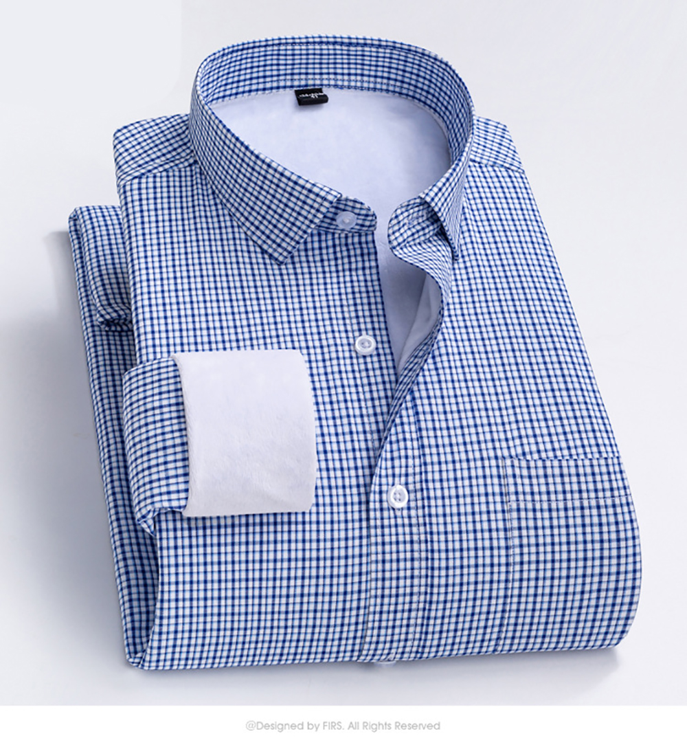 Blue checkered pattern