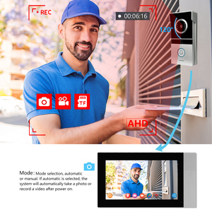 Tuya Smart App Control remoto Tarjeta de Identificación desbloqueo grabación Smart Wifi Video puerta teléfono timbre sistema de intercomunicación para Villa - Product Image 2