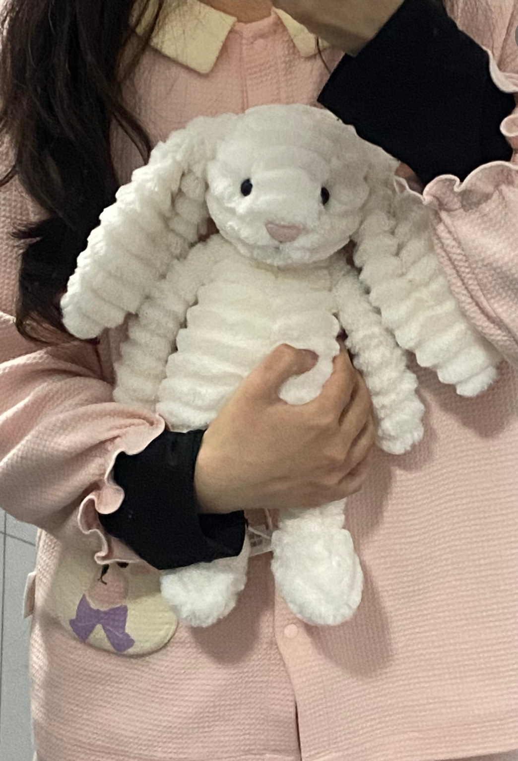 Pinzas etiqueta dorada bonnie rabbit 31cm bolsa guardapolvo