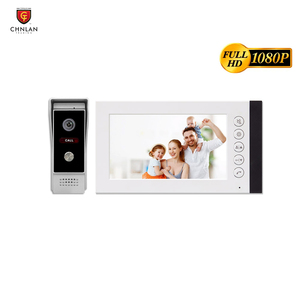 Suministro de fábrica, sistema de videoportero con cámara de timbre seguro y conveniente de detección de monitoreo HD de 7 pulgadas para seguridad del hogar
