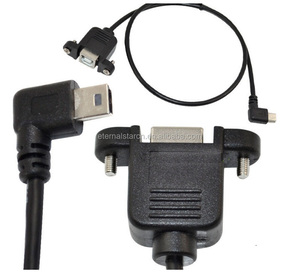 工厂免费样品库存卡扣<span class=keywords><strong>USB</strong></span> a型母数据线面板安装双<span class=keywords><strong>USB</strong></span> 2.0扩展充电电缆