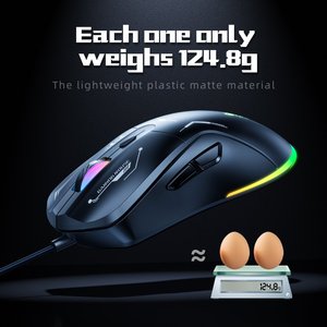 オニクマTZ5006新5イン1ゲームキーボードマウスヘッドセットマウスパッド人間工学に基づいた軽機械ゲームコンボセット - Product Image 3