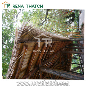 Class a Flame Resistant <strong>Tropical</strong> Area Use Fire Retardant Plastic Palm Thatch <strong>Roof</strong> for Cottage Pavilion Shed - Product Image 2