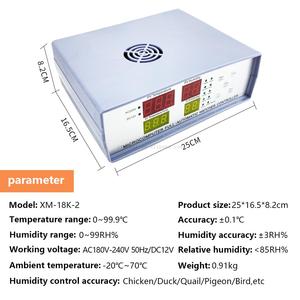 Controlador de doble potencia para incubadora de huevos, controlador de temperatura XM18K2 totalmente automático con Sensor para incubadora industrial, 2 unidades - Product Image 6