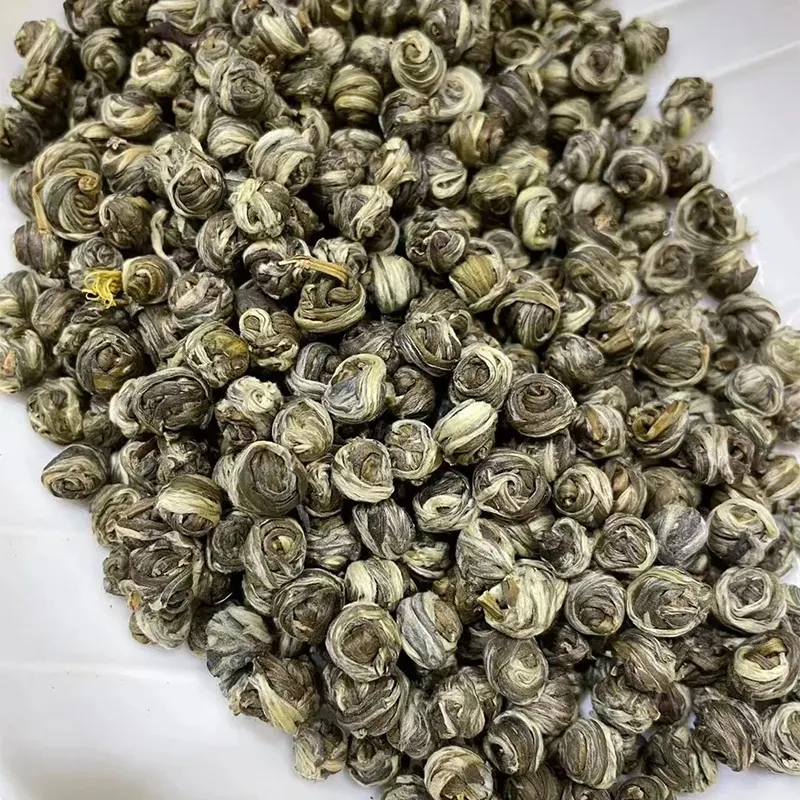 สมุนไพรจีนมาตรฐาน EU จัสมินชามังกรเขียวมุกชาดอกไม้