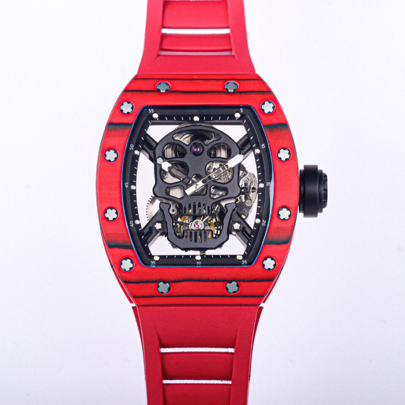 Fibre de carbone/Rouge