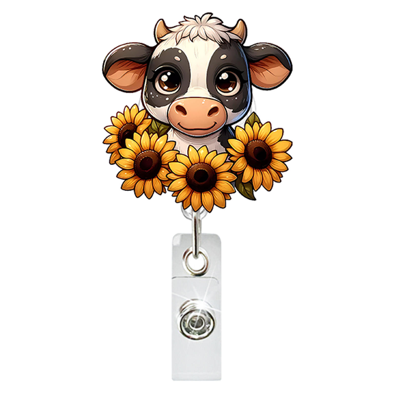 multicolore La vache et la fleur