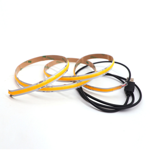 แถบไฟแอลอีดีแบบยืดหยุ่น DC5V สายไฟ USB cuttable 0.5M 1M 2M ตัวเลือกความยาวสีขาว/อบอุ่นสีขาว/สีเหลือง/สีแดง/สีฟ้า/สีเขียว - Product Image 2