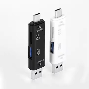 Portatile e facile da usare 5 in 1 adattatore multifunzione OTG SD/TF lettore di schede USB tipo-c USB porte Micro-USB trasferimento File - Product Image 6