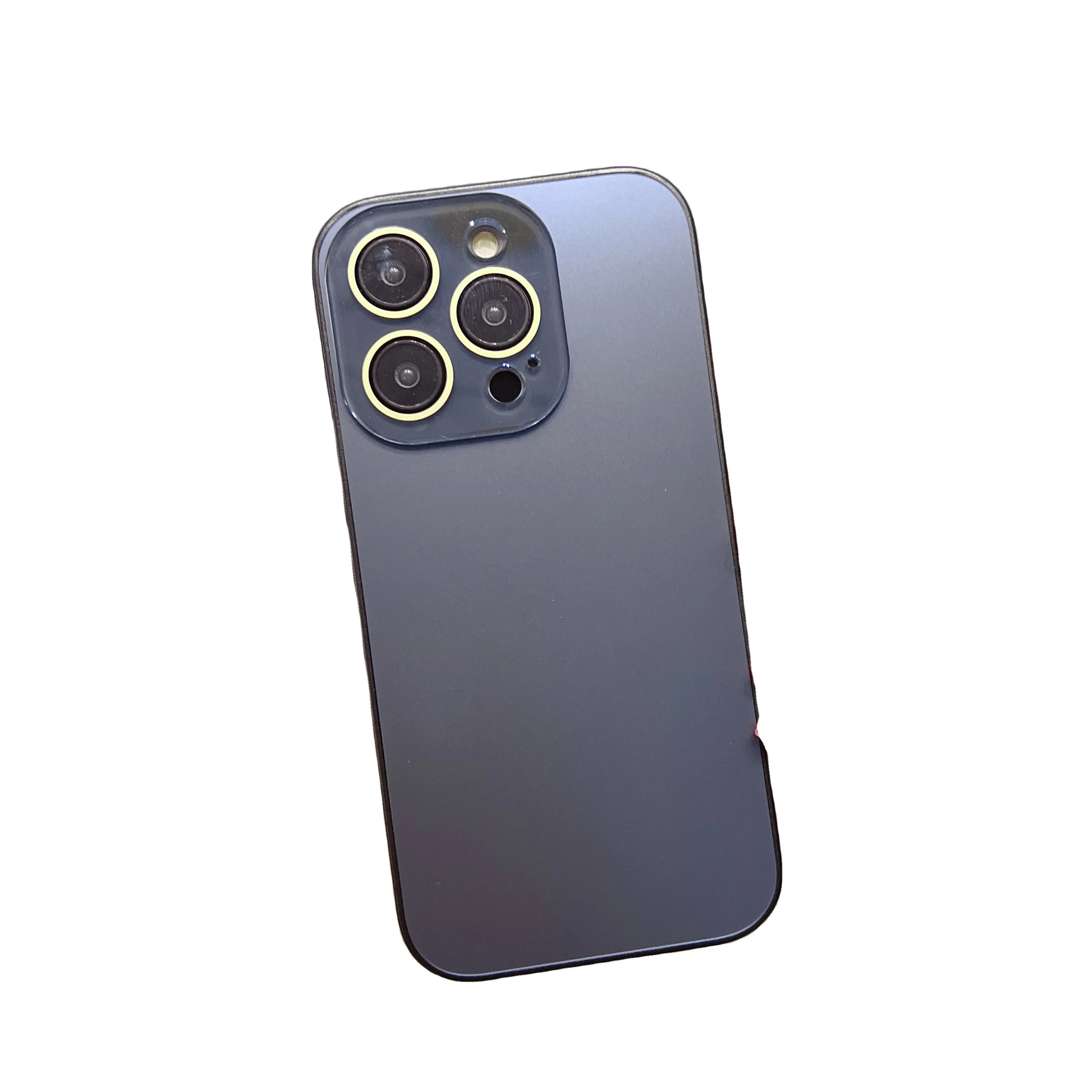 حافظة AG فاخرة لهاتف iphone pro/13 pro max حافظة أكريليك غير لامعة بكاميرا زجاجية مضادة لبصمات الأصابع