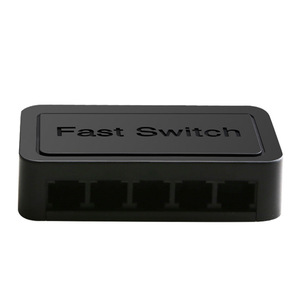 Doonjiey Portable 5 Port RJ45 Mini-Desktop-Netzwerk-Switch 10/100Mbps Schneller Full Half Duplex Exchange Network Lan-Switch - Product Image 1