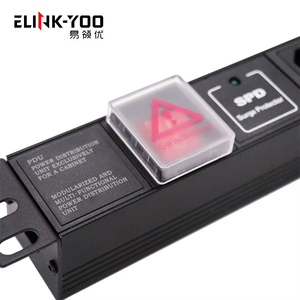 C13 8 salidas 10A básicas con producción de sobretensiones Consulte la hoja IEC 19 "1u PDU para equipos de distribución de energía de centro de cómputo - Product Image 5