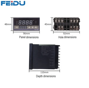REX C410 k Type Relay <strong>SSR</strong> Dual <strong>Output</strong> Thermocouple <strong>Temperature</strong> <strong>Controllers</strong> Thermometric Indicator - Product Image 5