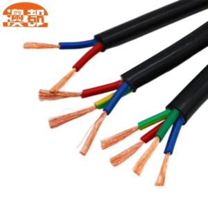 PVC yalıtım malzemesi ile bakır kablo RVV esnek güç kablosu H05VV-F katı çıplak tip - Product Image 6