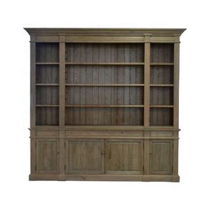 P1803-240 <span class=keywords><strong>dundee</strong></span> Pháp sang trọng tỉnh cổ phong cách cổ điển rắn gỗ sồi Kệ sách nhỏ Kệ sách gỗ trắng - Product Image 3