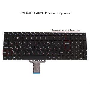 RU ruso con gran tecla ENTER teclado portátil para XN38 XM342G teclado portátil de repuesto - Product Image 2