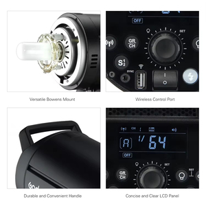 Godox DP600II 600W GN80专业工作室闪存2.4G无线X系统提供创意拍摄内置2.4G无线X - Product Image 6