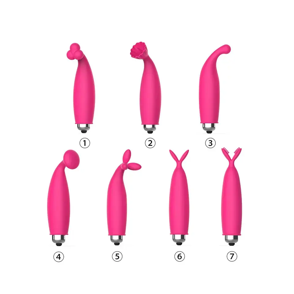 7つのモデルミニハンドヘルドバイブレーターワンドマッサージャーポータブルGスポットは女性のための陰核オルガスム大人のおもちゃを刺激します