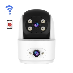 O-Kam Pro-Cámara CCTV de red 4G y WiFi para interiores, lente dual inalámbrica con PTZ y Audio bidireccional, solución de seguridad para el hogar de doble vista - Product Image 1