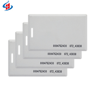 RFID 125KHz/13.56mhz厚智能卡-用于门禁系统的厚度1.8毫米可重写接近翻盖卡 - Product Image 4