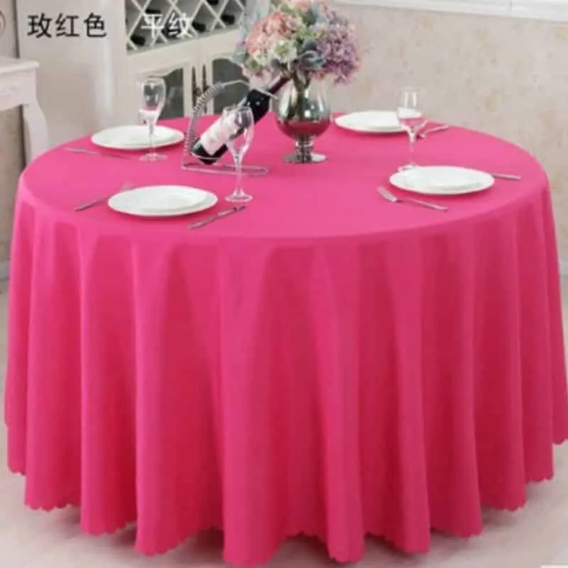 Nappe de table à manger pour mariage pour 10 personnes nappe ronde multicolore vente en gros