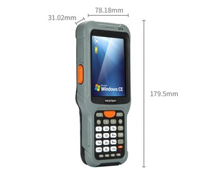 Windows CE 6,0 Colector DE DATOS Teclado de pantalla táctil Windows CE 6,0 Computadora móvil de mano PDA industrial para gestión de stock - Product Image 5