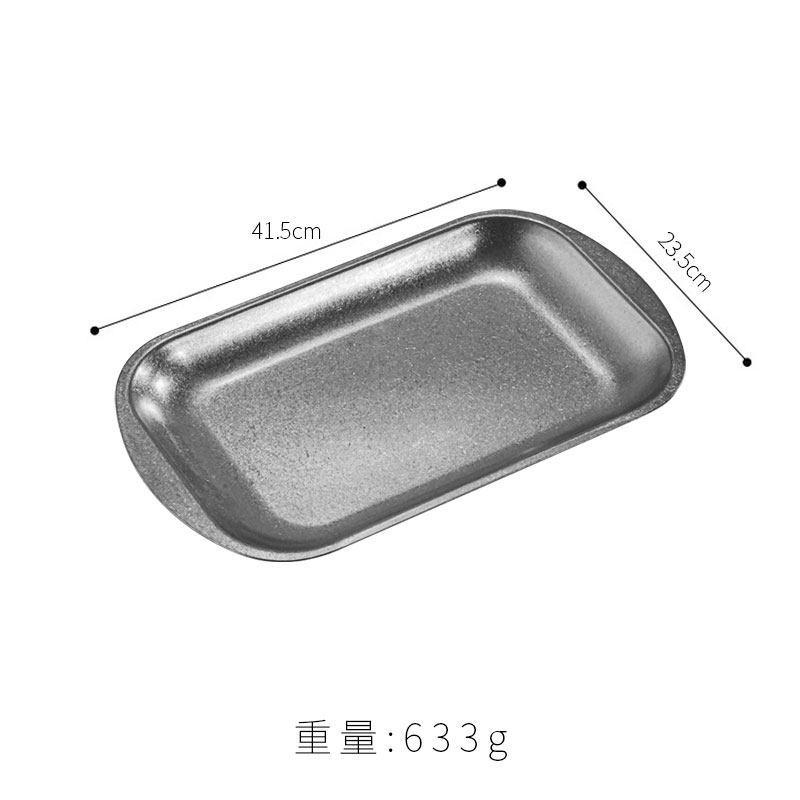 ถาดอเนกประสงค์พร้อมหูจับโค้งมน ขนาด 41.5*23 ซม.