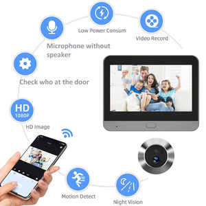 Rehent 2Mp intercomunicador bidireccional Smart Home Timbre Cámara Wifi 1080 Inalámbrico ir visión nocturna detección de movimiento Cámara de seguridad - Product Image 2
